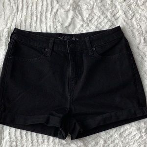 Wild Fable Black Denim high rise shorts